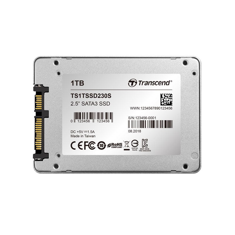 Transcend 230S 1TB 2.5 inç SATA III Notebook-Masaüstü SSD