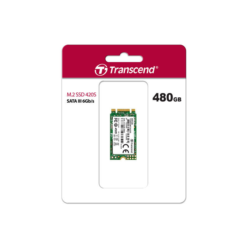 Transcend MTS420S 480GB 22x42mm M.2 Ultrabook SSD