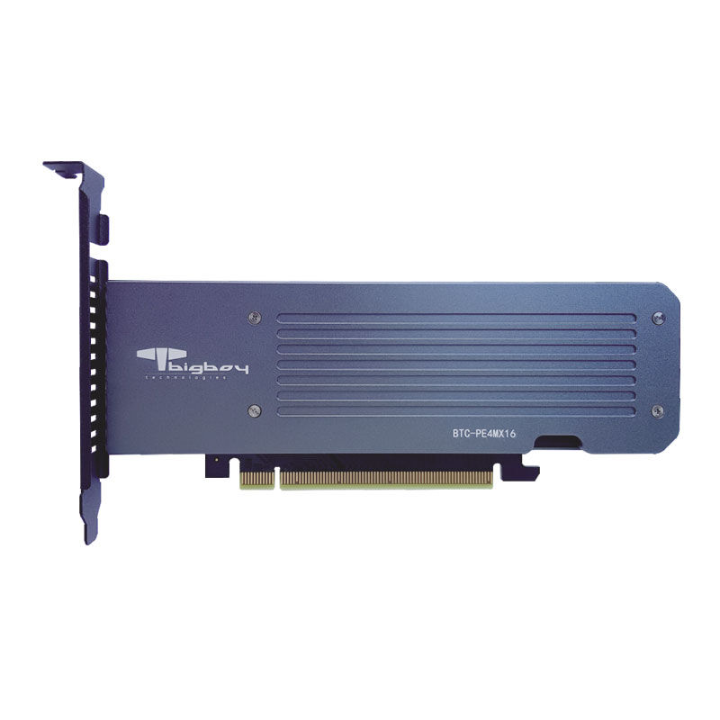 Bigboy PCIe 3.0 x4 PCIe 3.0 X16 4xM.2 22x80 Çevirici Ünite