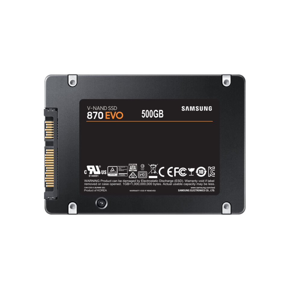 Samsung 870 EVO 500GB 2.5 inç SATA 3 SSD