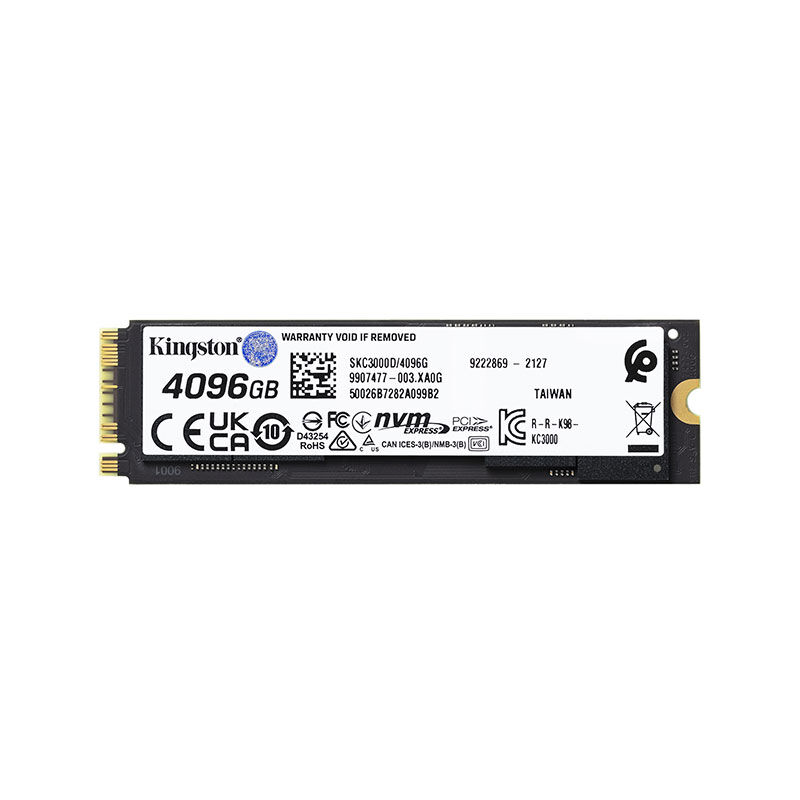 Kingston KC3000 4TB 22x80mm PCIe 4.0 x4 M.2 NVMe SSD