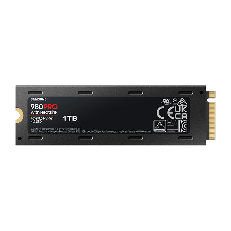 Samsung 980 PRO 1TB 22x80mm PCIe Gen 4.0 x4 NVMe M.2 Soğutuculu SSD