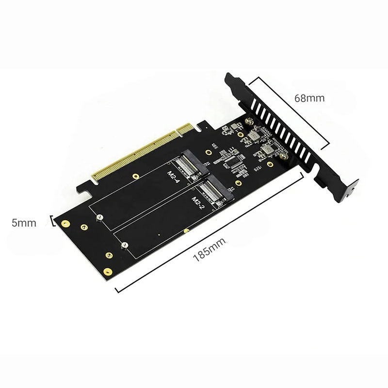 Bigboy PCIe 4.0 x4 PCIe 4.0 x16 4xM.2 4xNVMe Çevirici Ünite