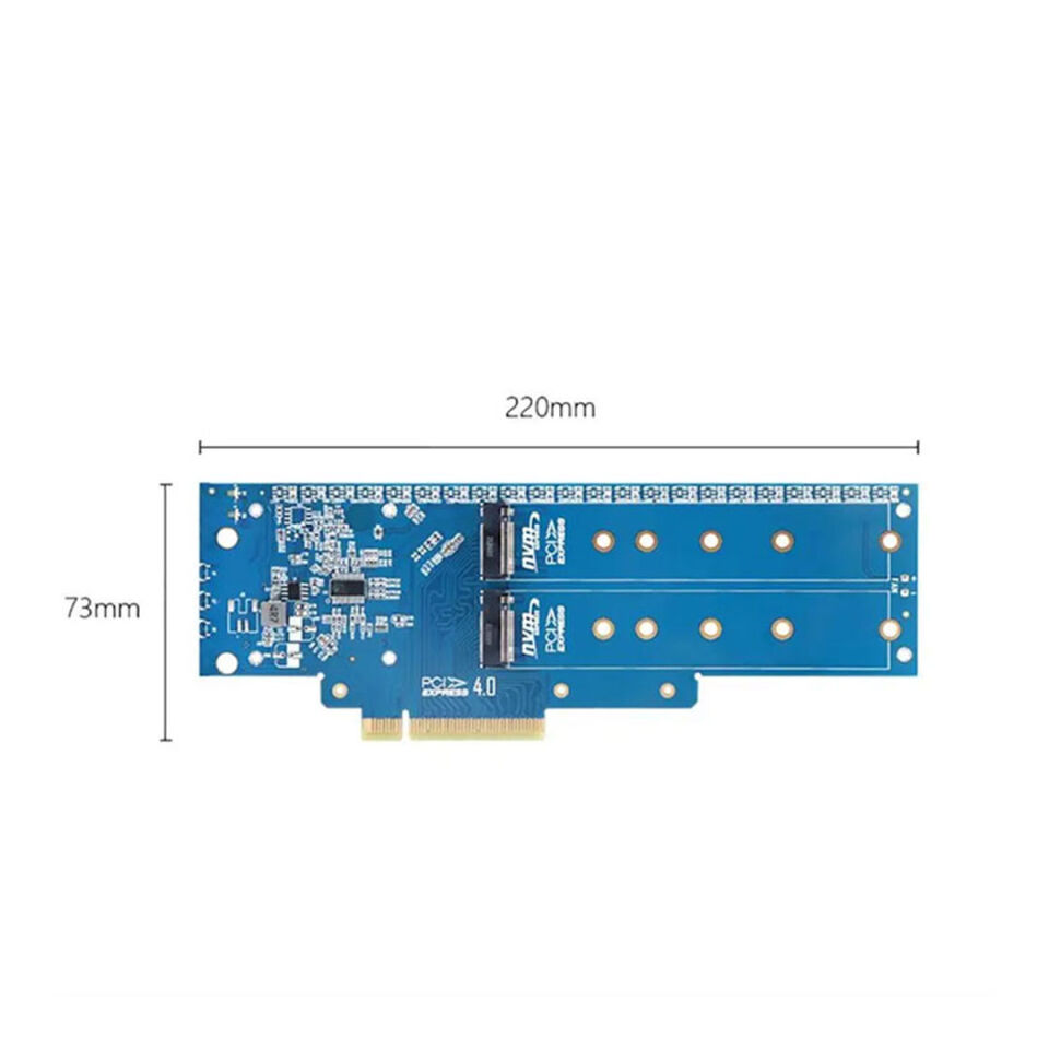 Bigboy PCIe 4.0 x4 PCIe 4.0 x8 2xM.2 2xNVMe Çevirici Ünite