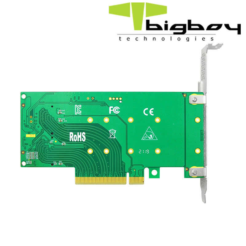 Bigboy PCIe 4.0 x4 PCIe 4.0 x8 2xM.2 1xNVMe+1xSata Çevirici Ünite