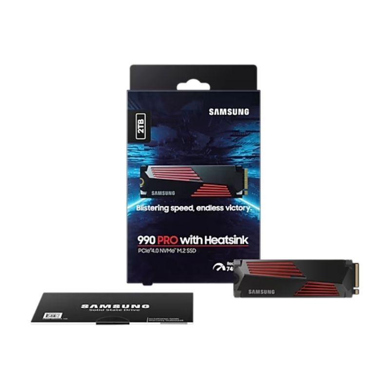 Samsung 990 PRO 2TB 22x80mm PCIe Gen 4.0 x4 NVMe M.2 Soğutuculu SSD
