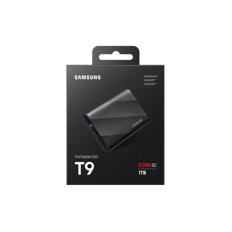 Samsung T9 1TB USB 3.2 Gen 2.2 Type C Mini Siyah Taşınabilir SSD