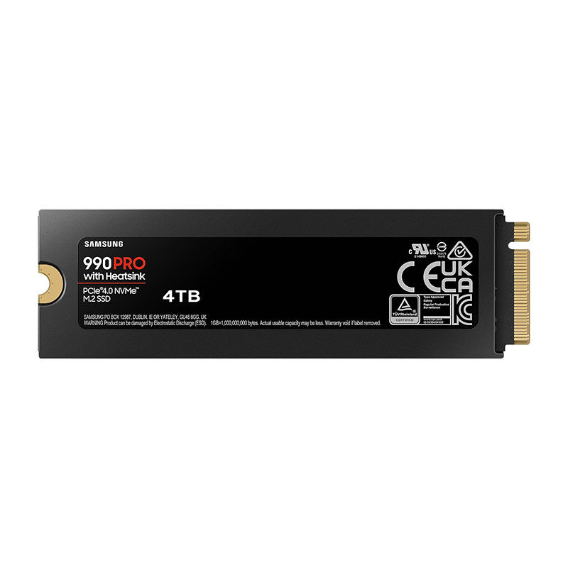 Samsung 990 PRO 4TB 22x80mm PCIe Gen 4.0 x4 NVMe M.2 Soğutuculu SSD