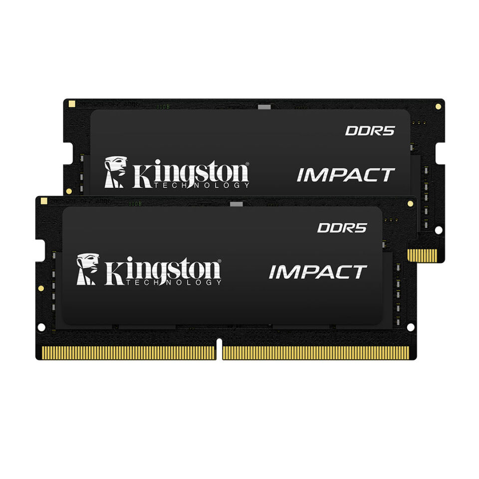 Kingston Impact 64GB DDR5 5600MHz CL40 Notebook Performans Ram Kit (2x32GB)