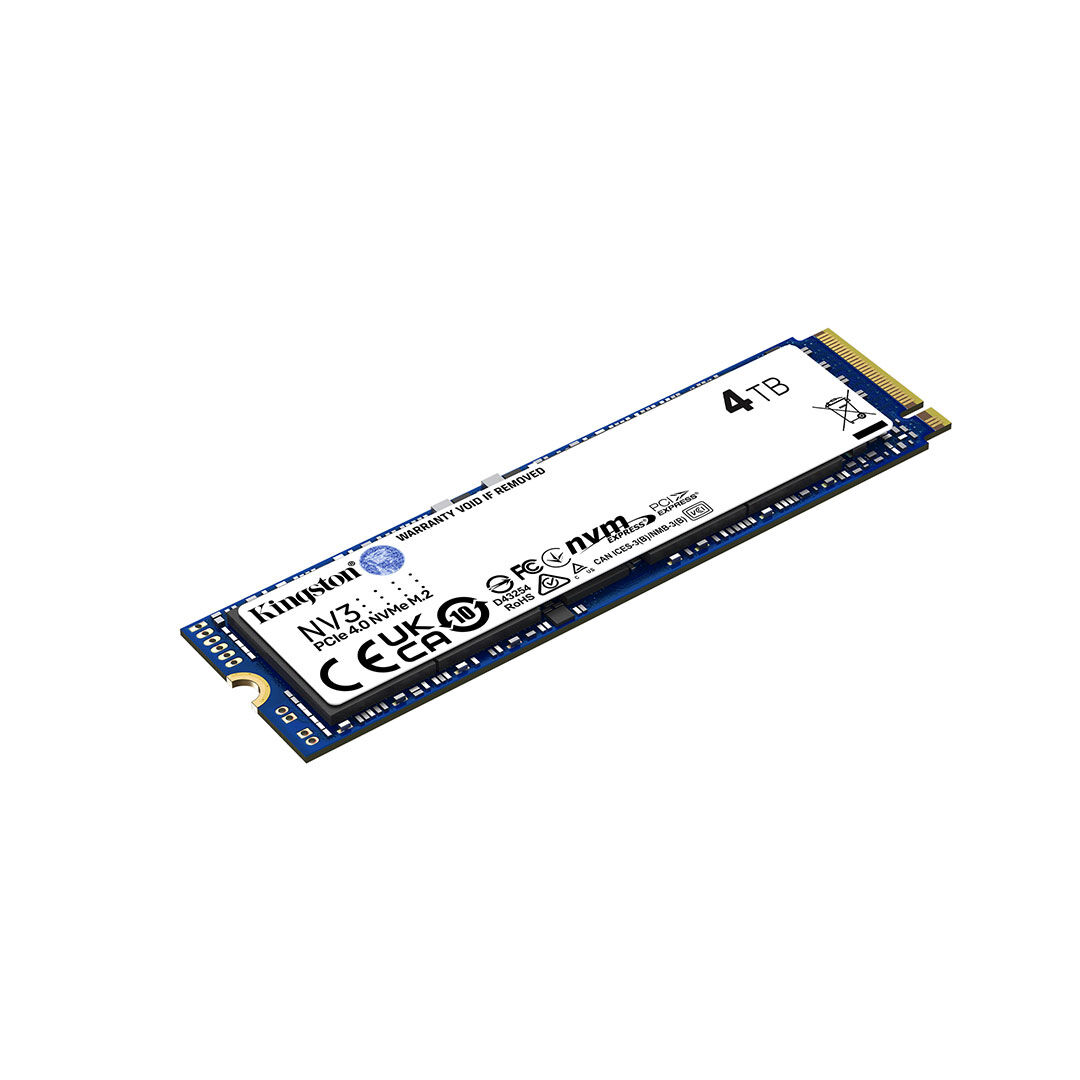 Kingston NV3 4TB 22x80mm PCIe 4.0 x4 M.2 NVMe SSD
