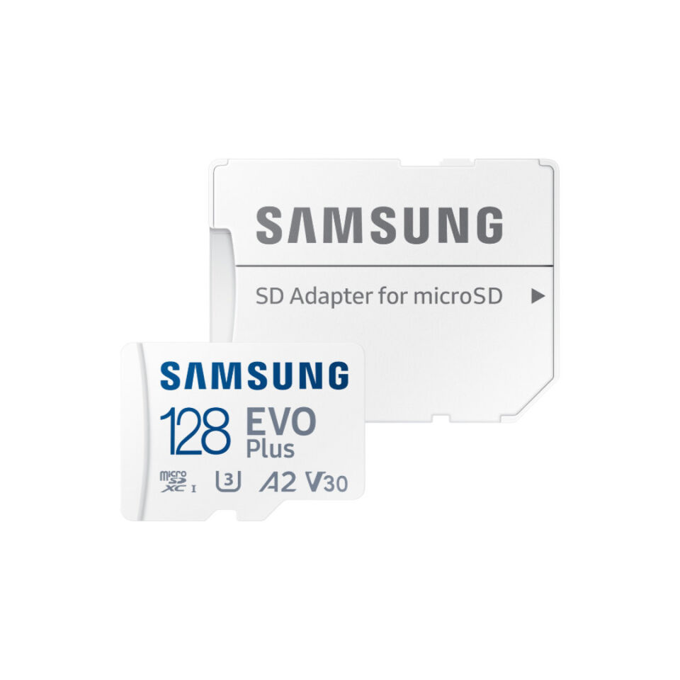Samsung 128GB Evo Plus SDXC Class 3 (U3) UHS-I microSD Hafıza Kartı