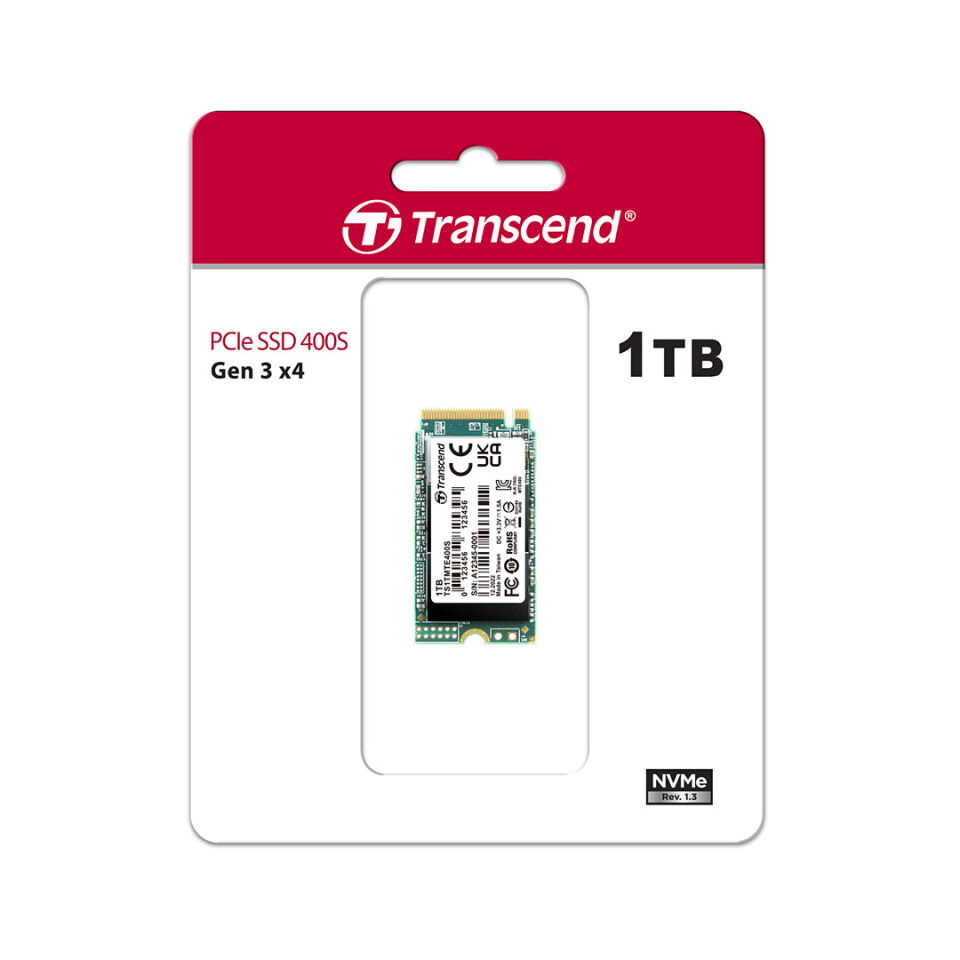 Transcend MTE400 1TB 22x42mm PCIe 3.0 x4 NVMe M.2 SSD