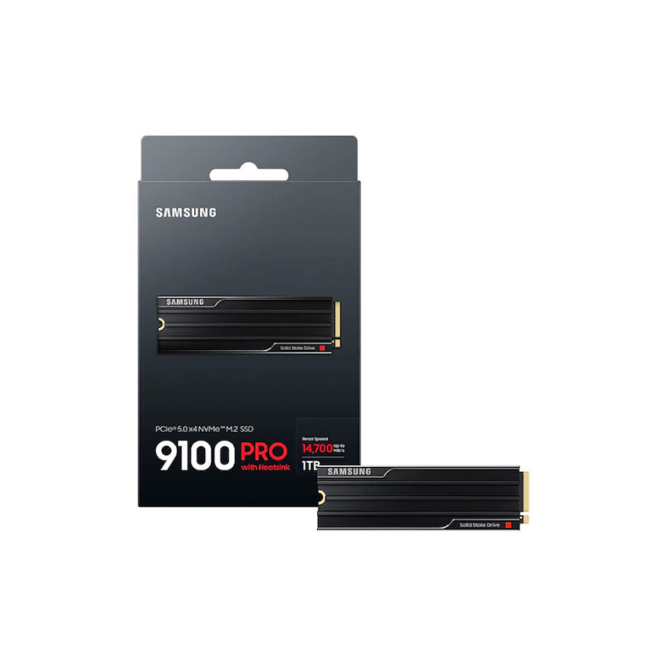 Samsung 9100 PRO 1TB 22x80mm PCIe Gen 5 x 4 NVMe M.2 Soğutuculu SSD