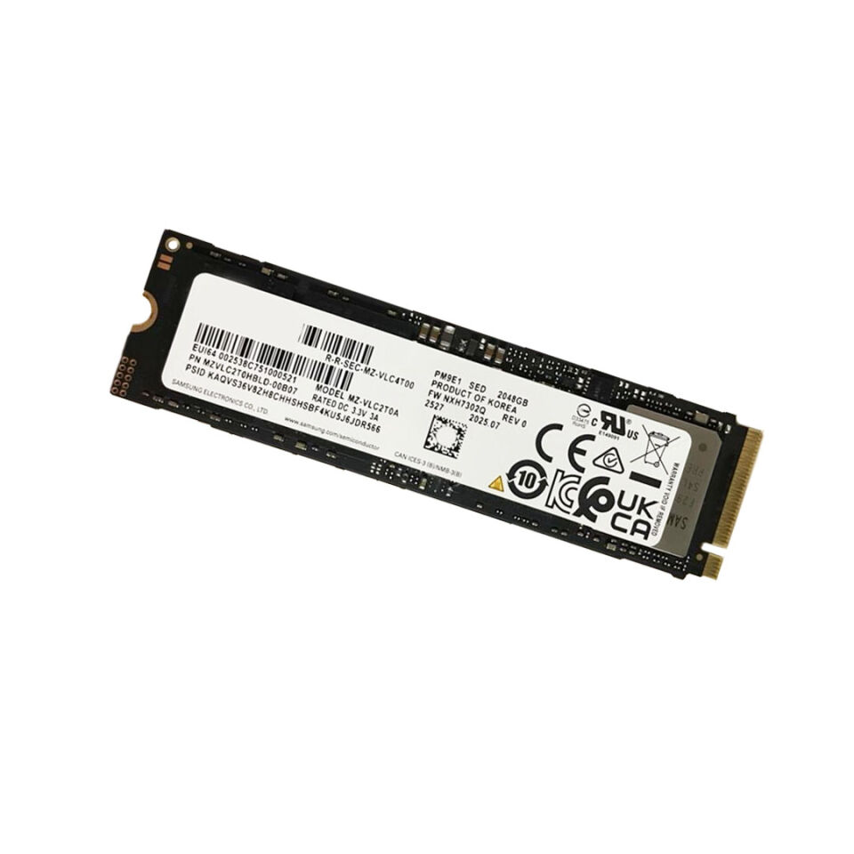 Samsung PM9E1 2TB 22x80mm PCIe Gen 5 x 4 NVMe M.2 Notebook-Masaüstü SSD