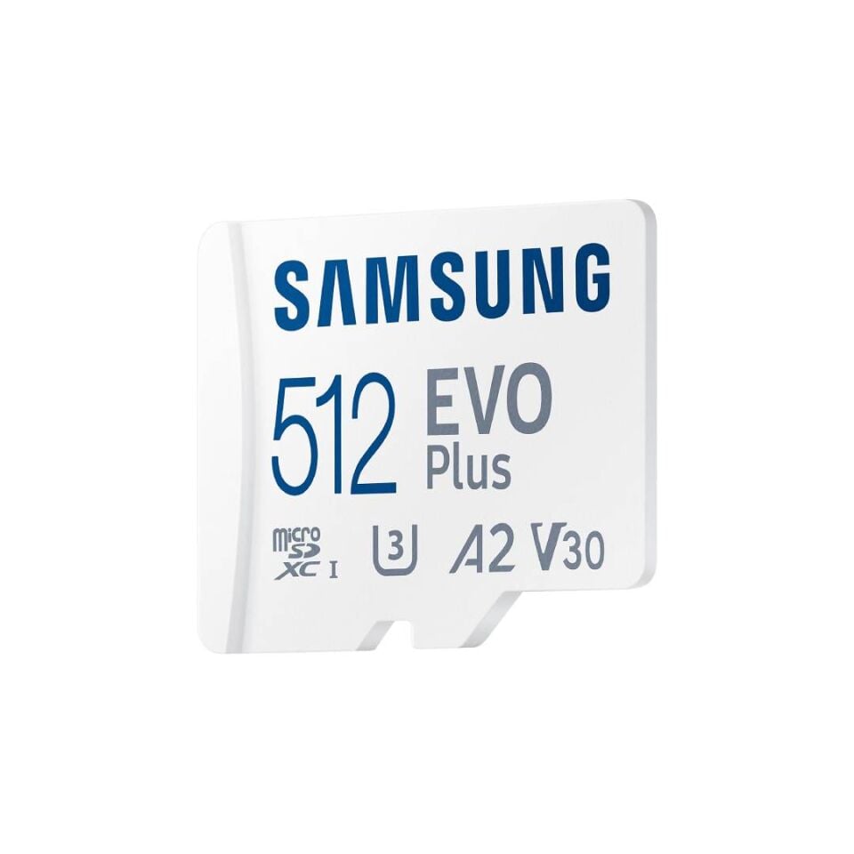 Samsung 512GB Evo Plus SDXC Class 3 (U3) UHS-I microSD Hafıza Kartı