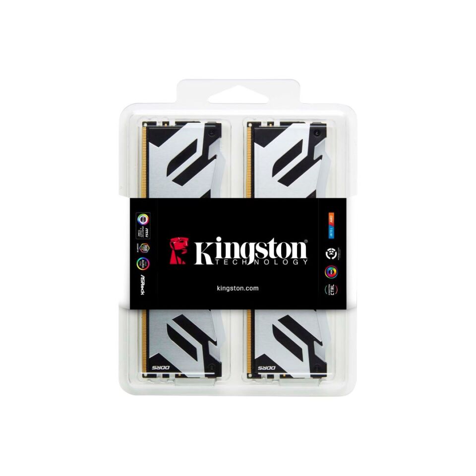 Kingston Renegade RGB 32GB DDR5 7200MHz CL38 Masaüstü Performans Ram Kit (2x16GB)