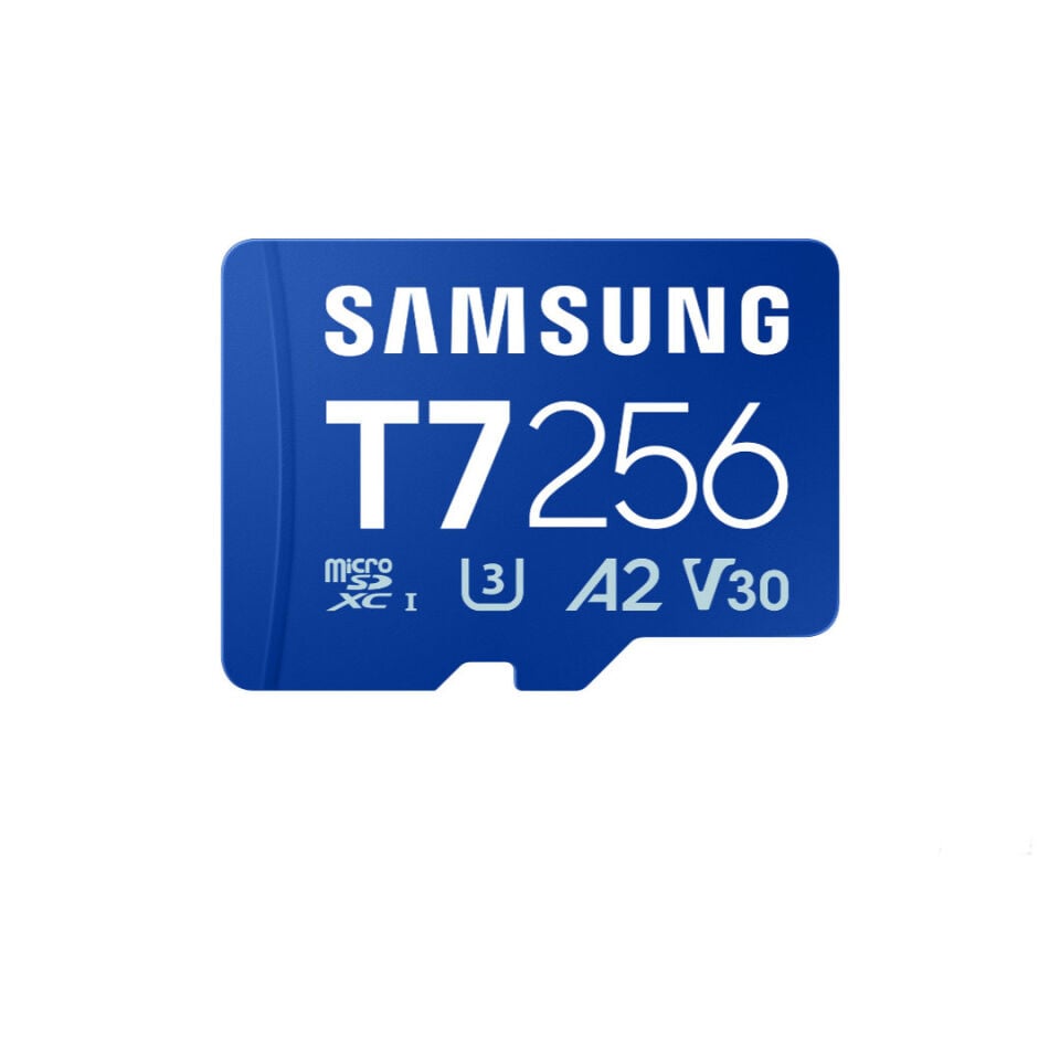 Samsung 256GB T7 SDXC Class 3 (U3) UHS-I microSD Hafıza Kartı