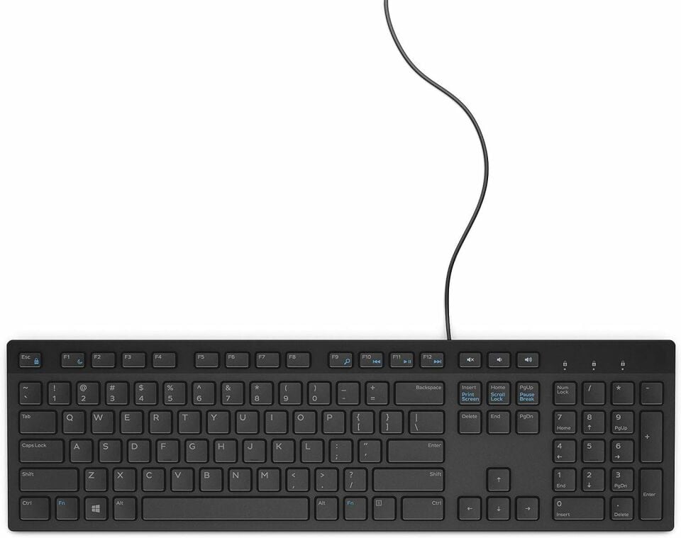 Dell Multimedia Keyboard-KB216 - Turkish (QWERTY) - Black