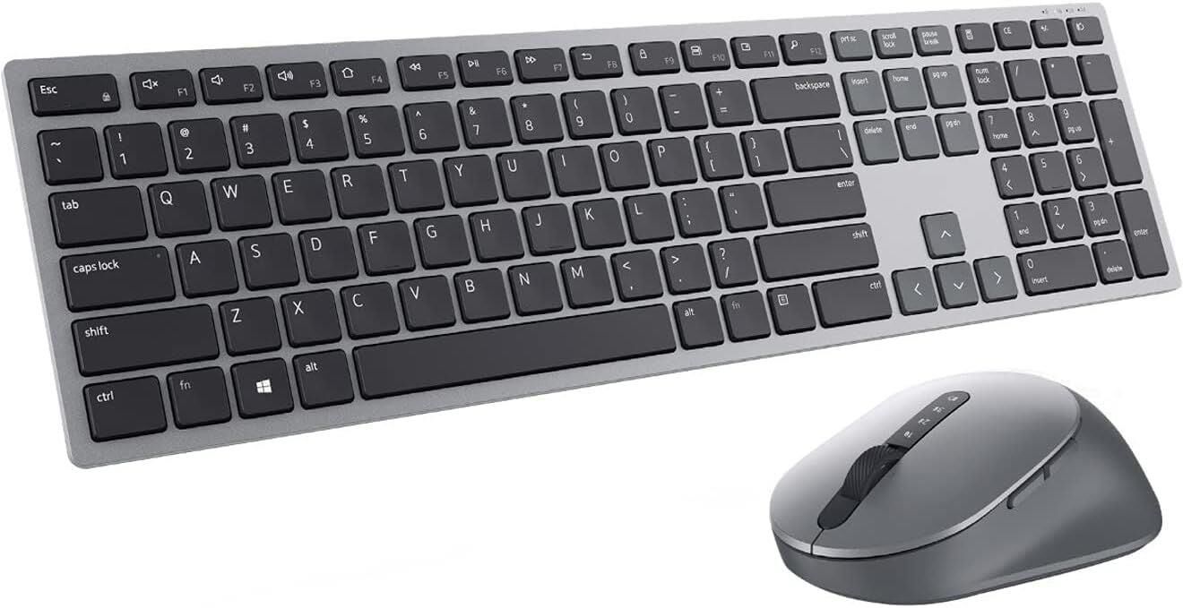 Dell Premier Multi-Device Wireless Keyboard and Mouse - KM7321W - Turkish (QWERTY) - 580-AJQR