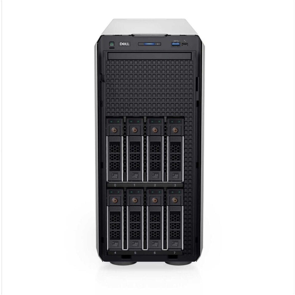 DELL PowerEdge T350 Tower Server Intel Xeon E-2314 2.8GHz, 8M Cache, 4C/4T, Turbo (65W), 3200 MT/s