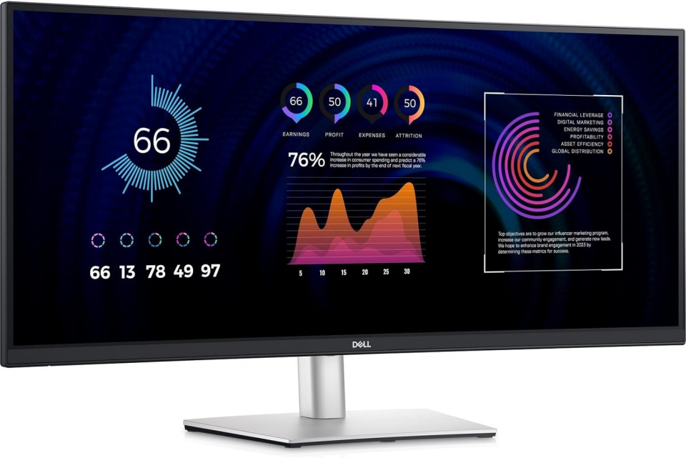 Dell 34 Curved USB-C Hub Monitor P3424WE - 86.5cm (34'')