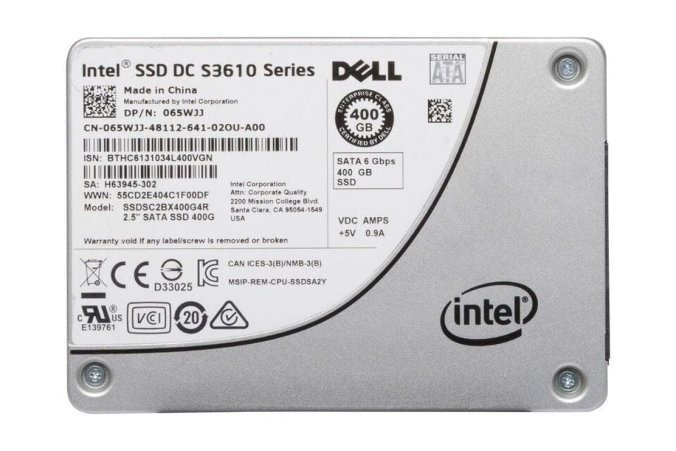 400GB Solid State Drive SATA Mix Use MLC 6Gbps 2.5in Hot-plug Hard Drive,CusKit2.5'' SSD