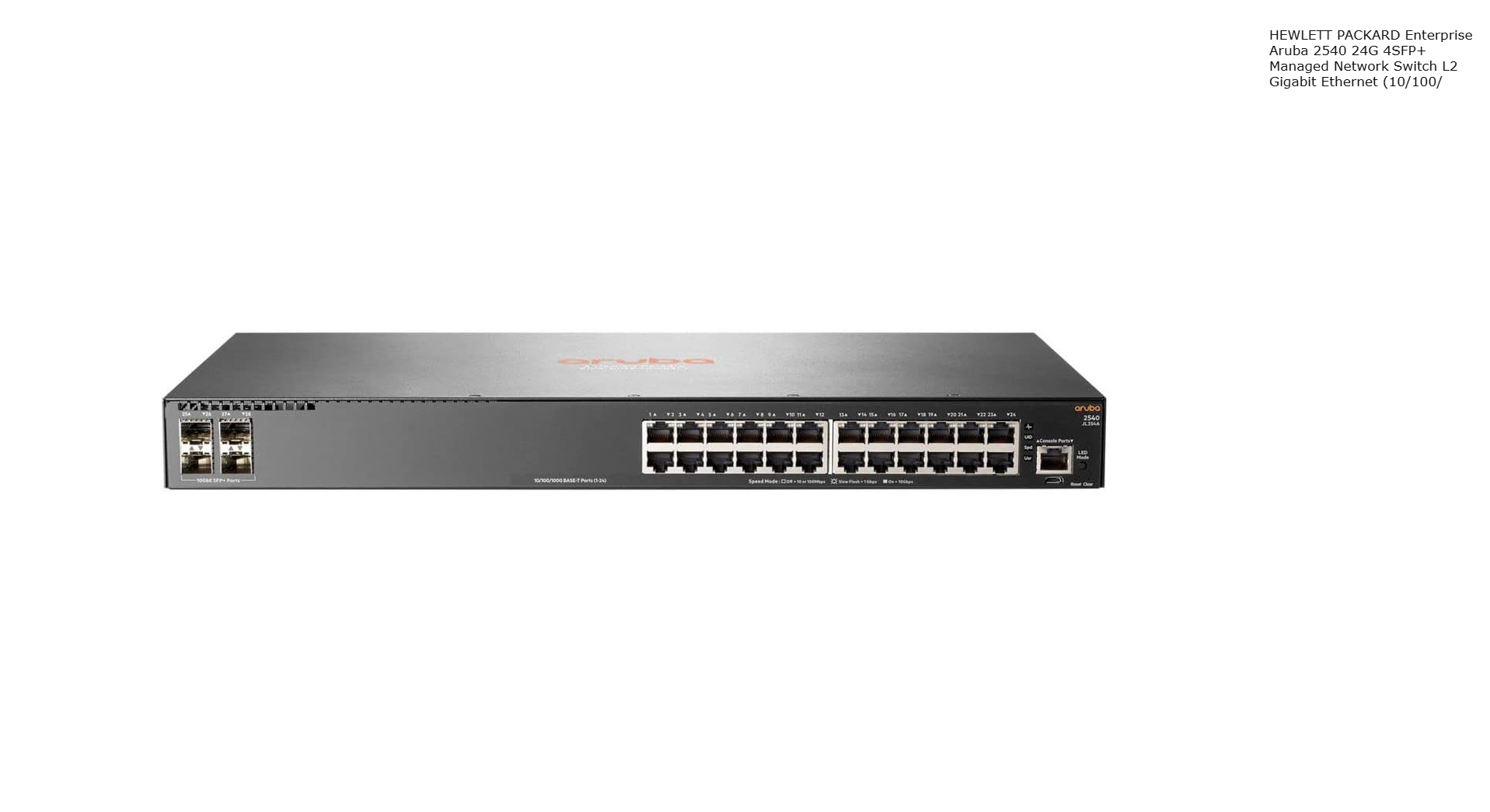 Aruba 2540 24G 4SFP+ Switch