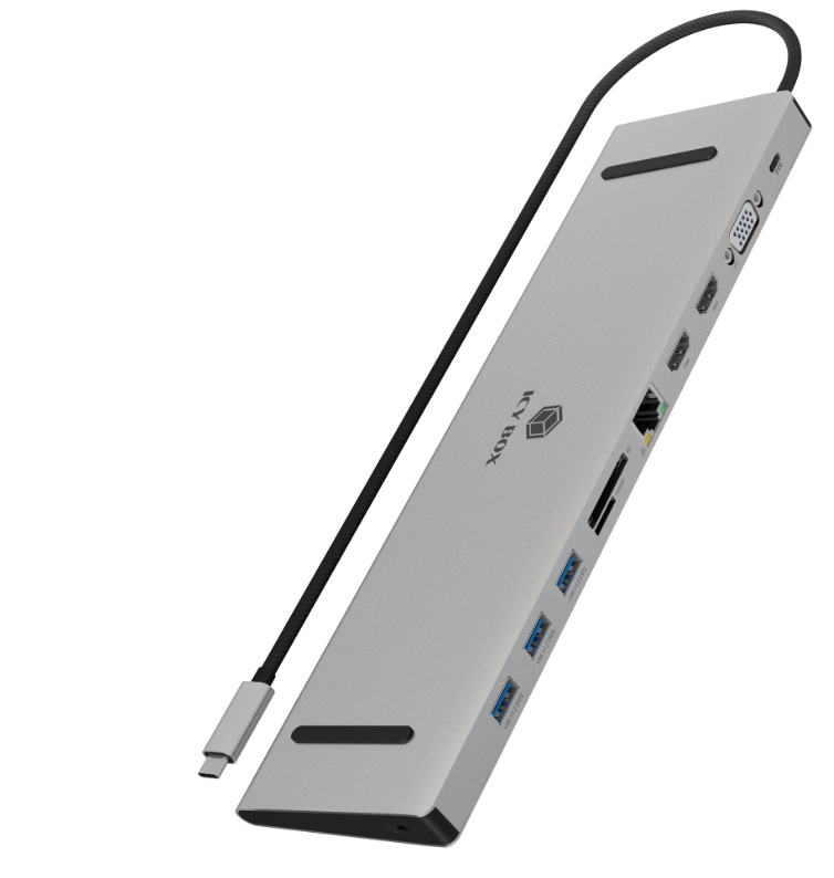 ICY BOX DK2106a-CPD USB Type-C® Notebook DockingStation