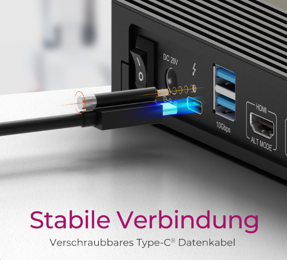 ICY BOX Hybrid DockingStation 3 Monitor DK2246