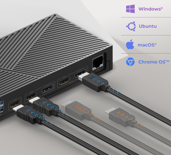 ICY BOX Hybrid DockingStation 3 Monitor DK2246