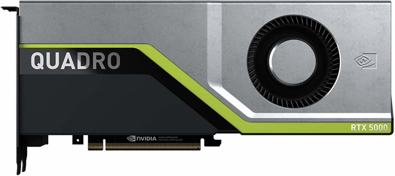NVIDIA Quadro RTX 6000, 24GB, 4x DP + 1x Virtual Link, RT Cores, Tensor Cores