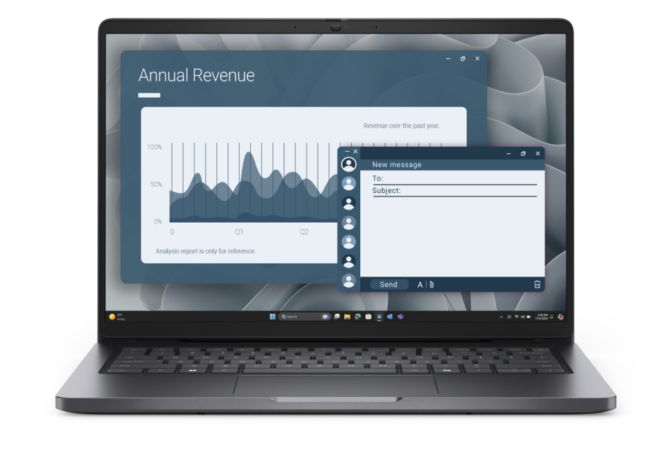 Dell Pro 14 AMD Ryzen AI 7 350 16GB 512GB SSD FgrPr Ubuntu FHD IR Cam & Mic WLAN + BT 14.0'' FHD+ Backlit Kb 3 Cell