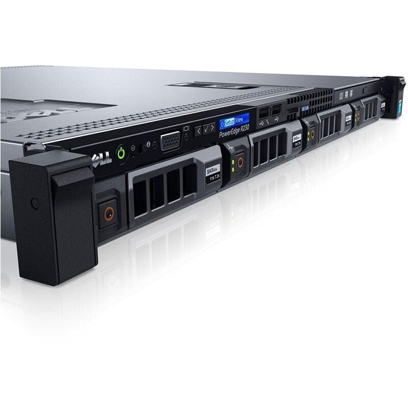 PE R240/Chassis 2 x 3.5''/Intel Xeon E-2224/8GB/1x1TB/Rails/Bezel/No optical drive/PERC H330/iDRAC9 Bas/450W/