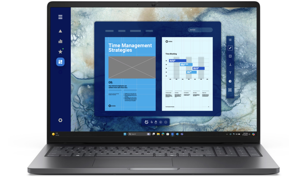 Dell Pro 16 U7 255U 16GB 512GB SSD FgrPr Ubuntu FHD IR Cam & Mic WLAN + BT 16.0'' FHD+ Backlit Kb 3 Cell vPro