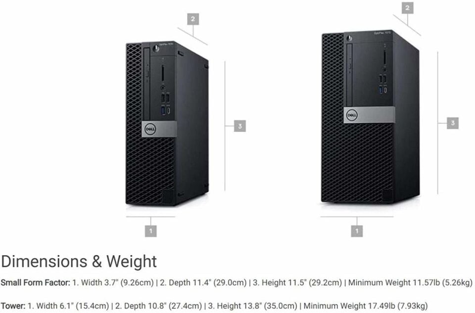 OptiPlex 5080 MT Core i7-10700 8GB Ram  256GB Win10Pro